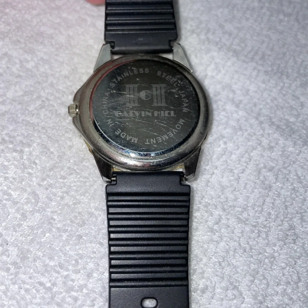 Vintage Calvin Hill  Watch Mens Gold Silver Two Tone #c3